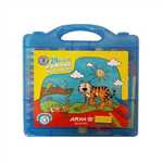 پاستل روغنی 24 رنگ جعبه پلاستیکی 2031 آریا