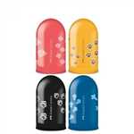 تراش تک سوراخ مخزن دار طرح رد پا FABER CASTELL JELLY SHARPENER 583213