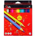 مدادرنگی 24 رنگ کویلو - جعبه مقوایی 634004 - Quilo